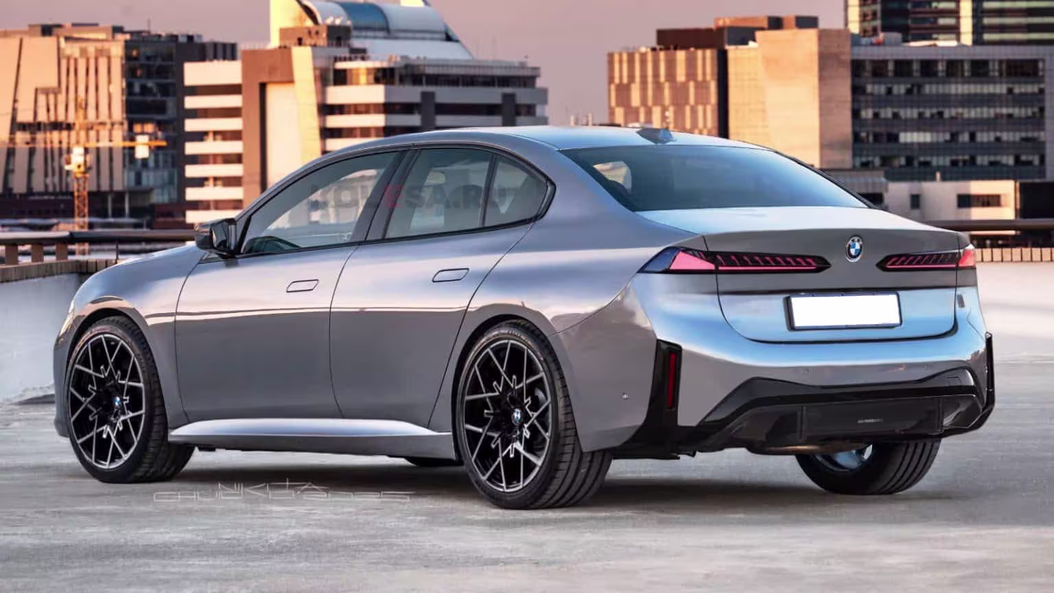 Nova BMW Série 3 traseira