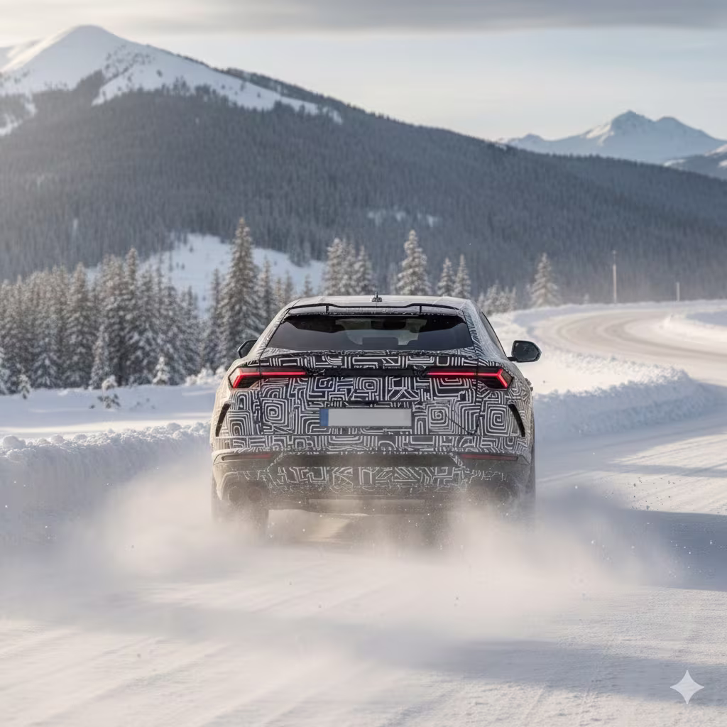 Traseira do Lamborghini Urus Performante 2027