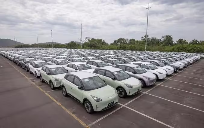 Gráfico de vendas Geely