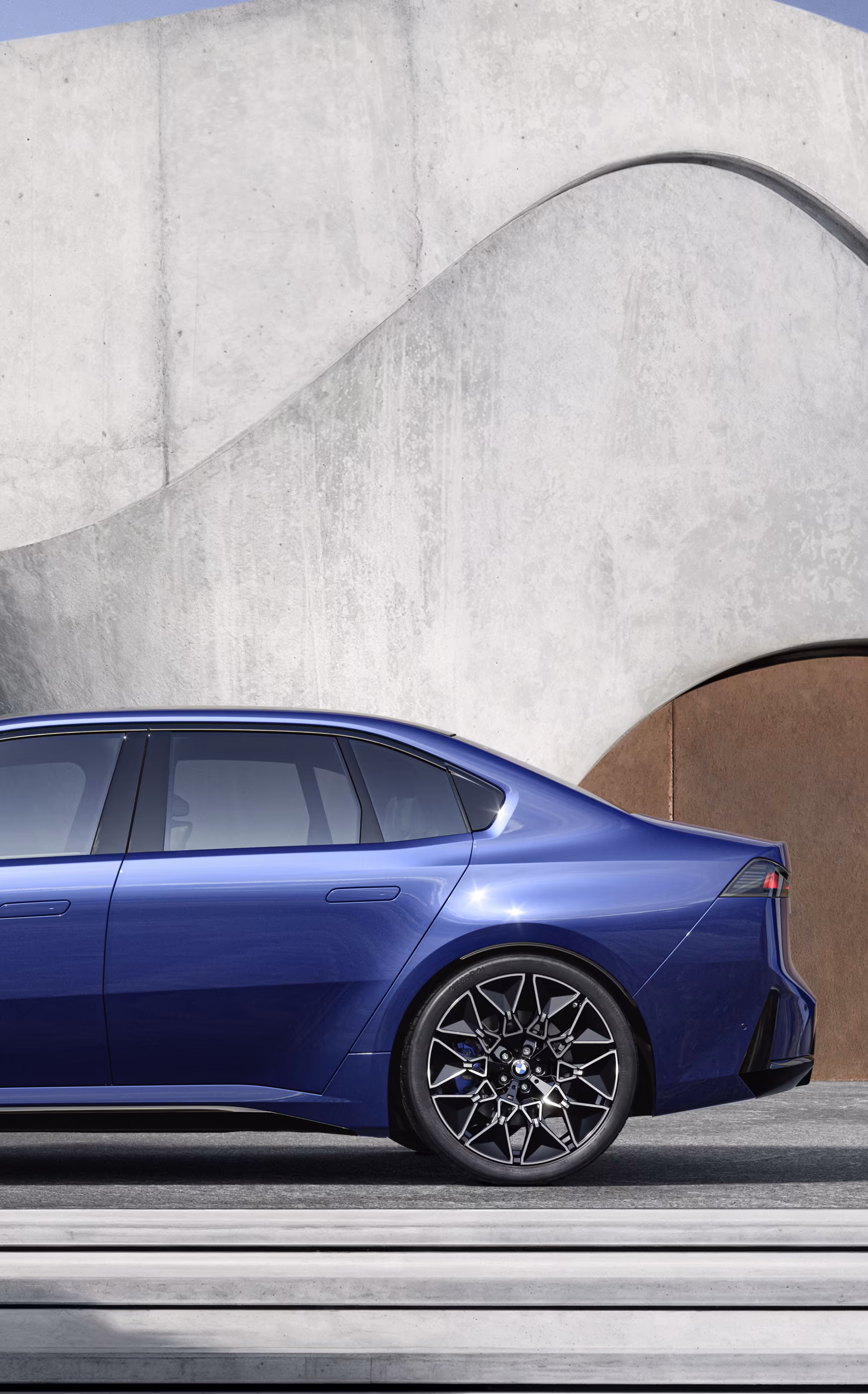 Um Série 3 elétrico com foco em alcance