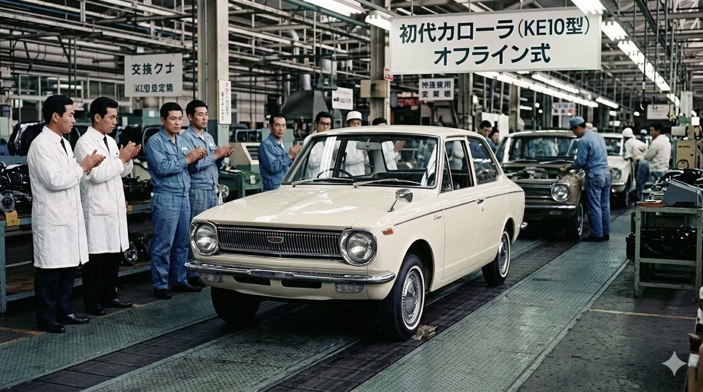 Primeiro Toyota Corolla (imagem ilustrativa)