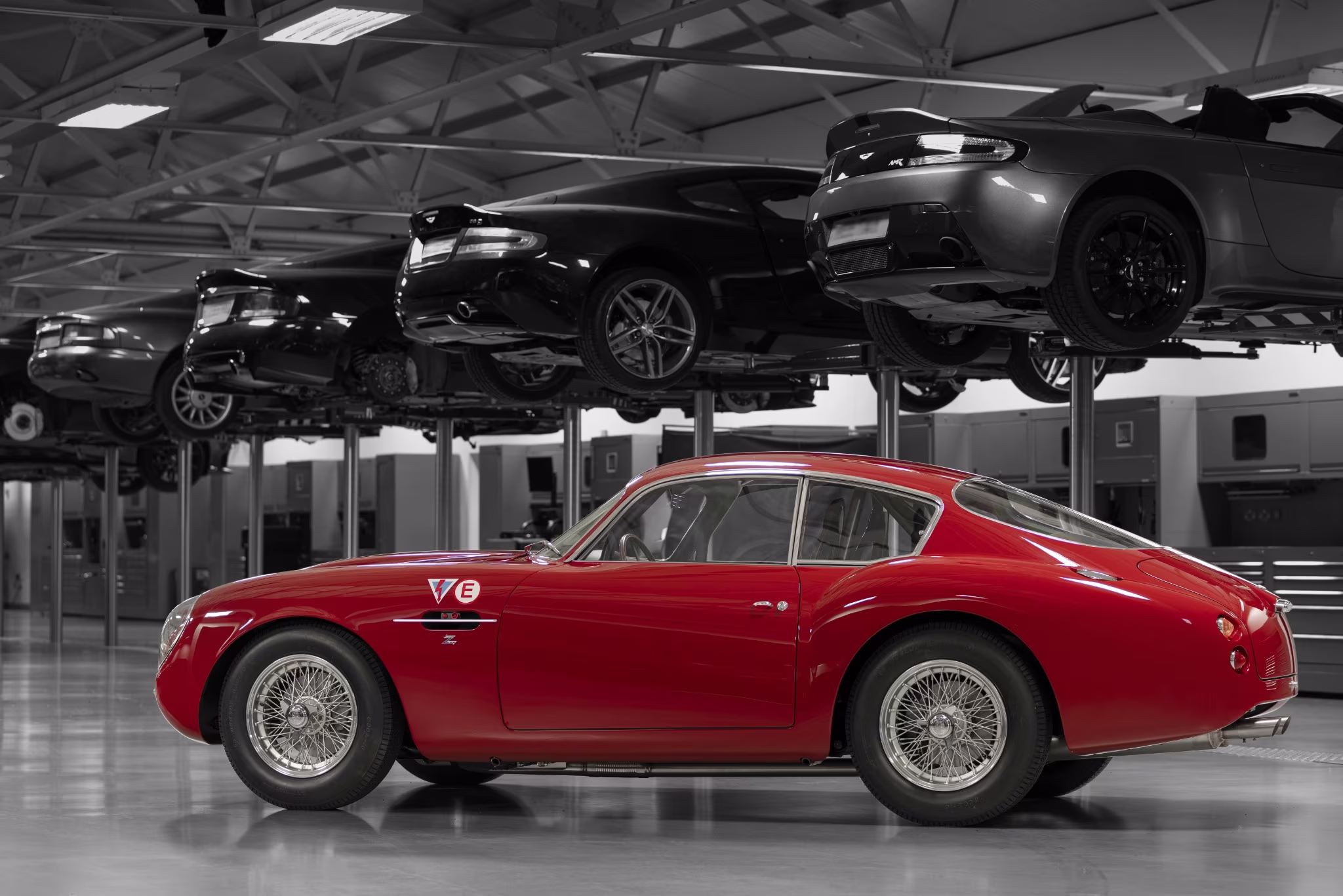 Aston Martin DB4 GT Zagato Continuation em detalhe da carroceria