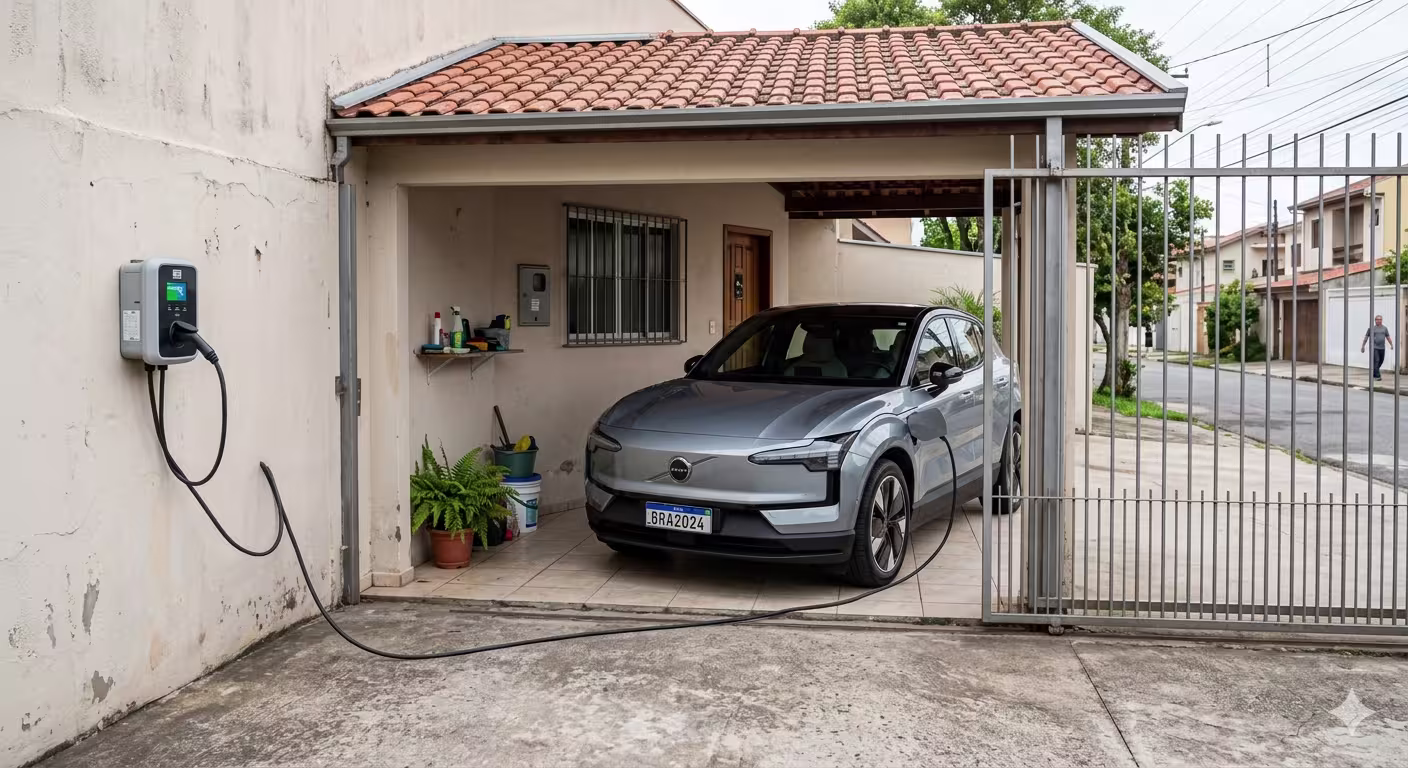 Antes de ter um carro elétrico, veja as medidas essenciais na sua casa