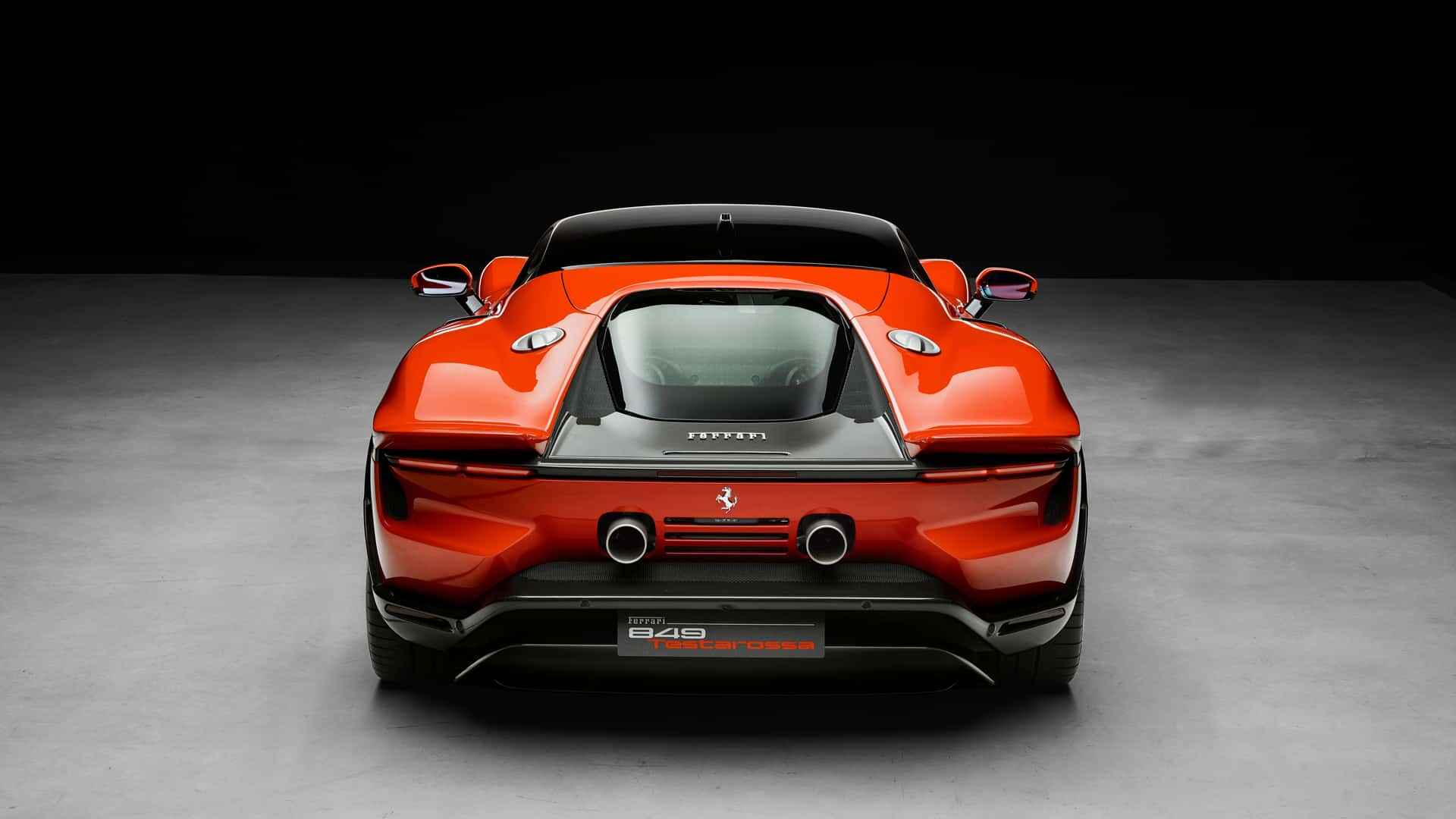 Traseira Ferrari 849 Testarossa