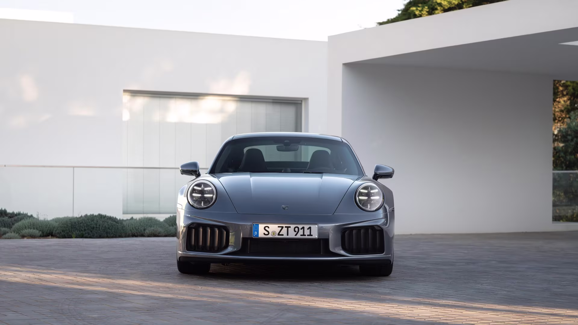 Frontal do Porsche 911 Turbo S