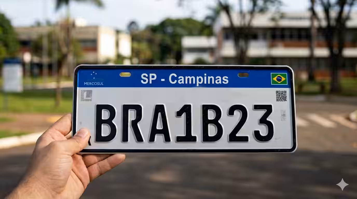 Detalhe do sistema visual de identificação