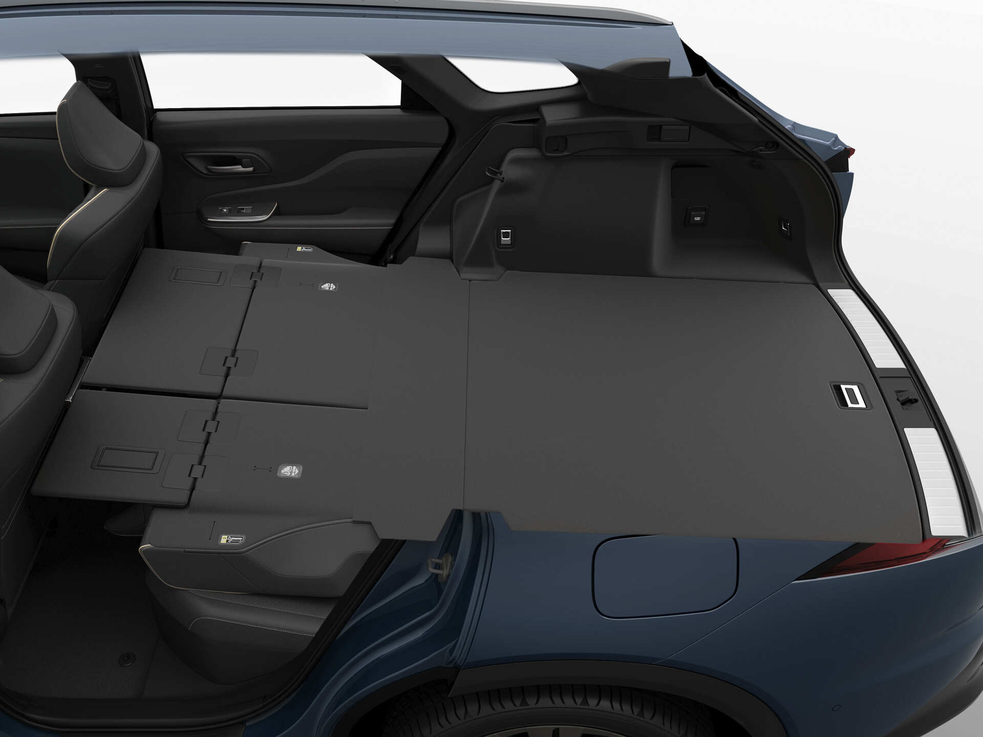 Espaço interno do Toyota Crown Estate