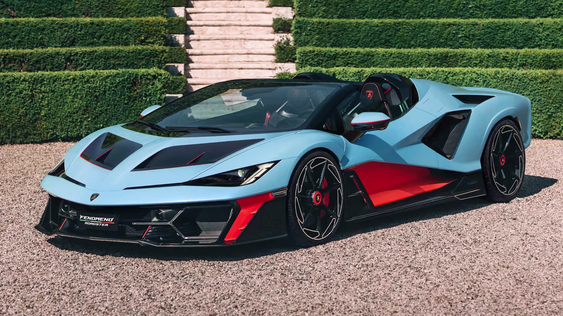 Lamborghini Fenomeno Roadster vista lateral dianteira