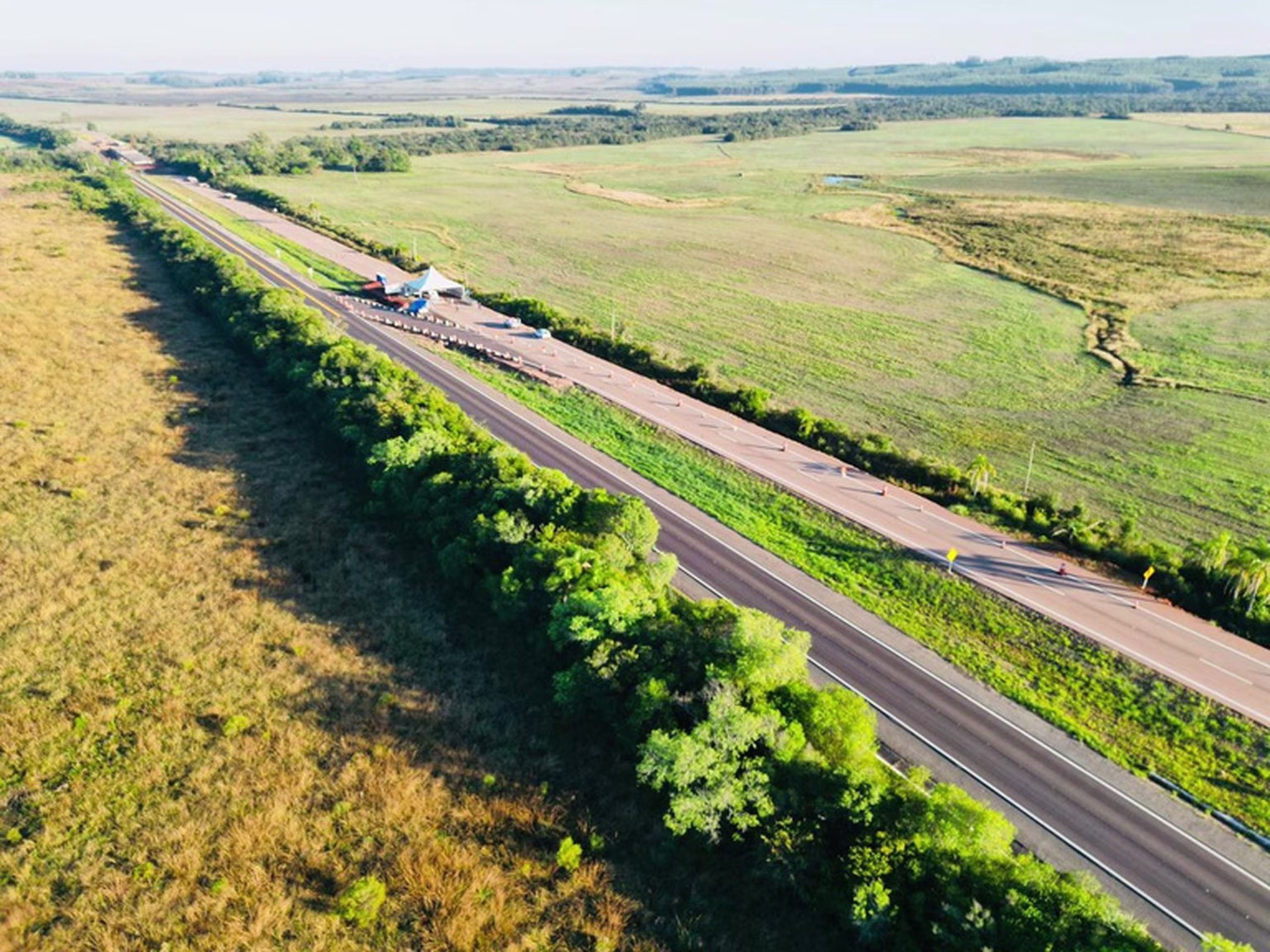 Obras de duplicação da BR-290 no trecho entre Arroio dos Ratos e Butiá