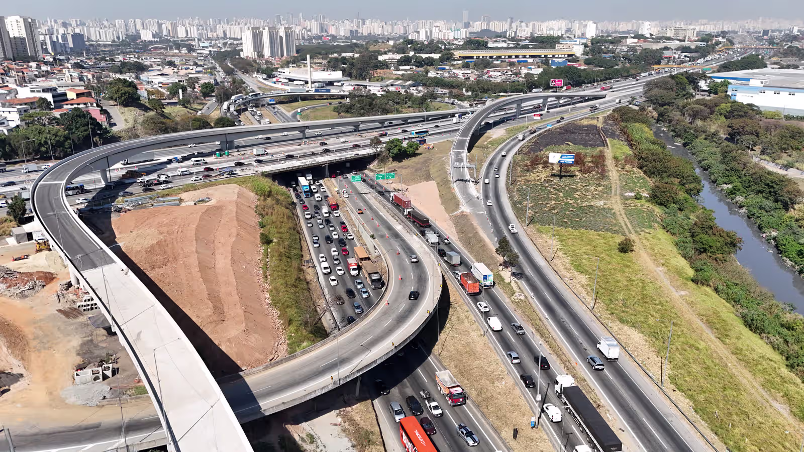 Rodovia Fernão Dias em trecho concedido da BR-381/MG/SP
