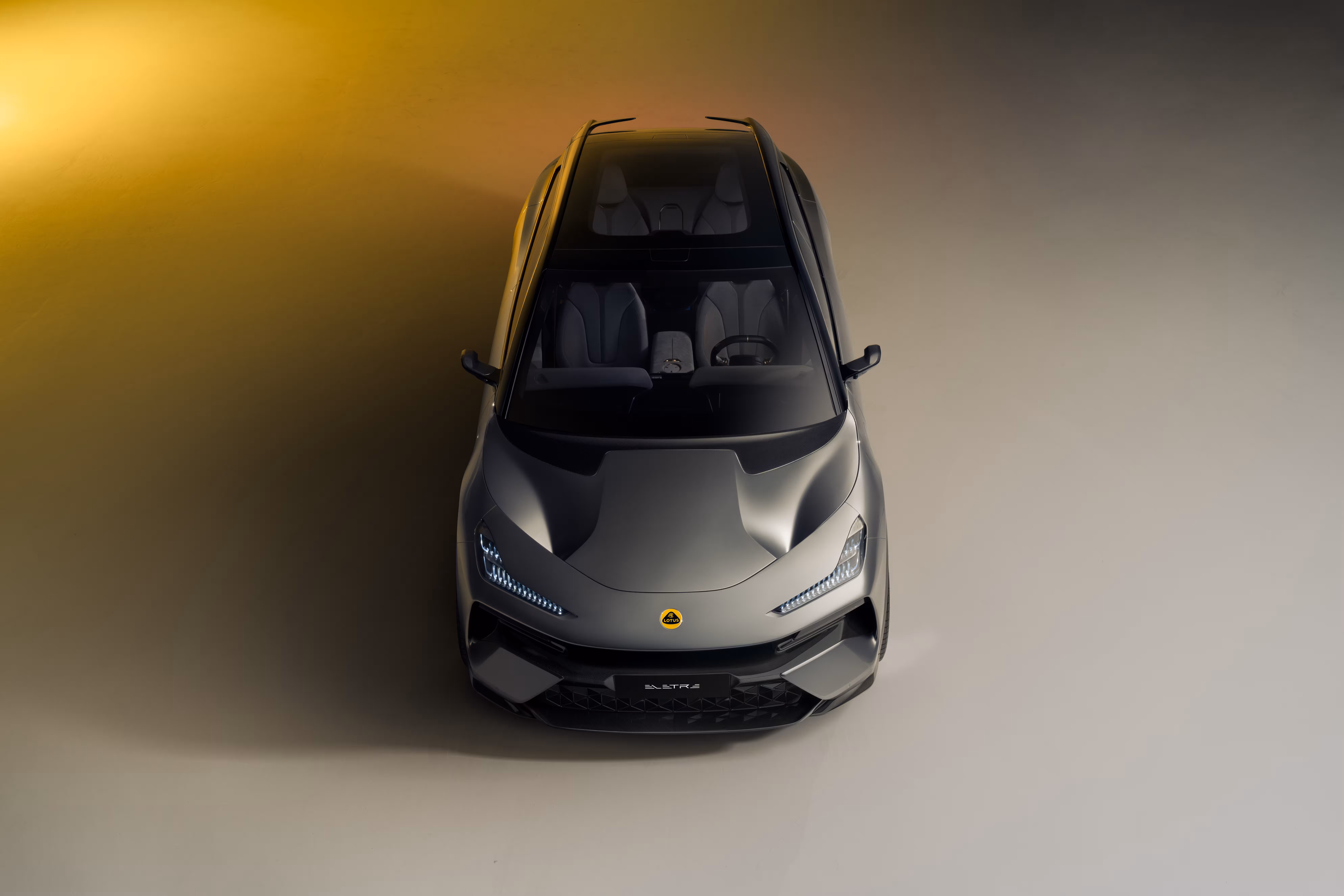 Lotus Eletre visto de cima em imagem oficial