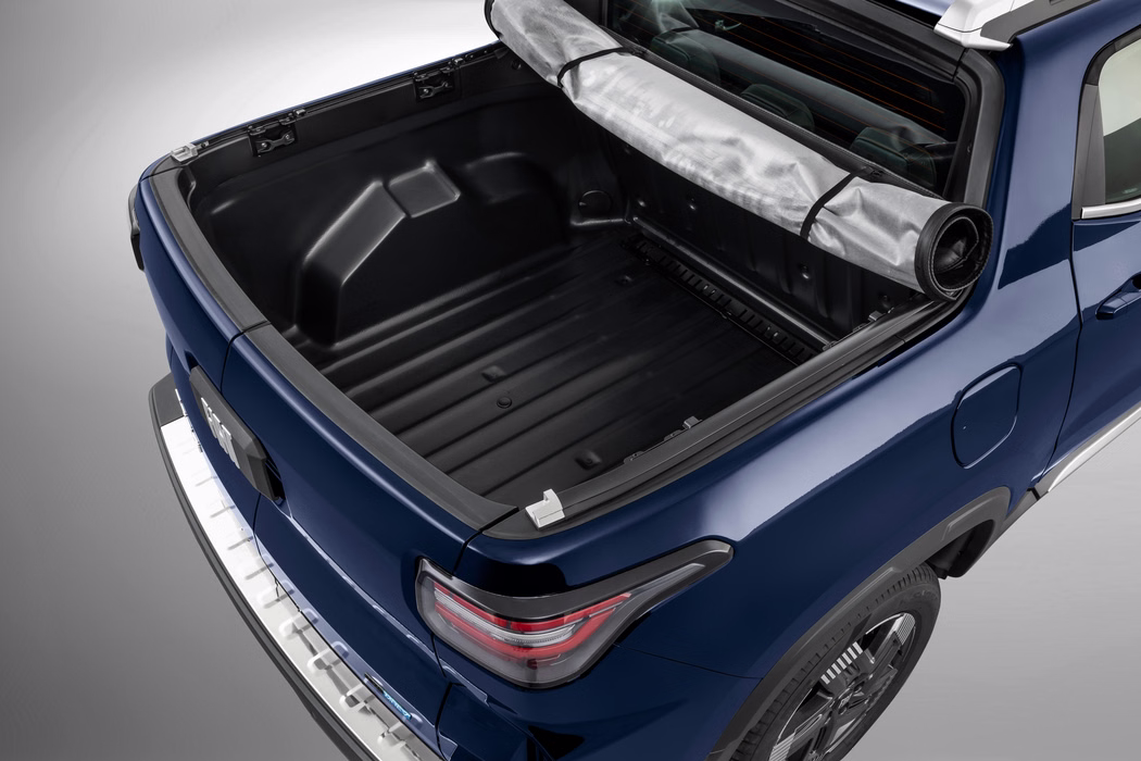 Caçamba da Fiat Toro 2027 com revestimento