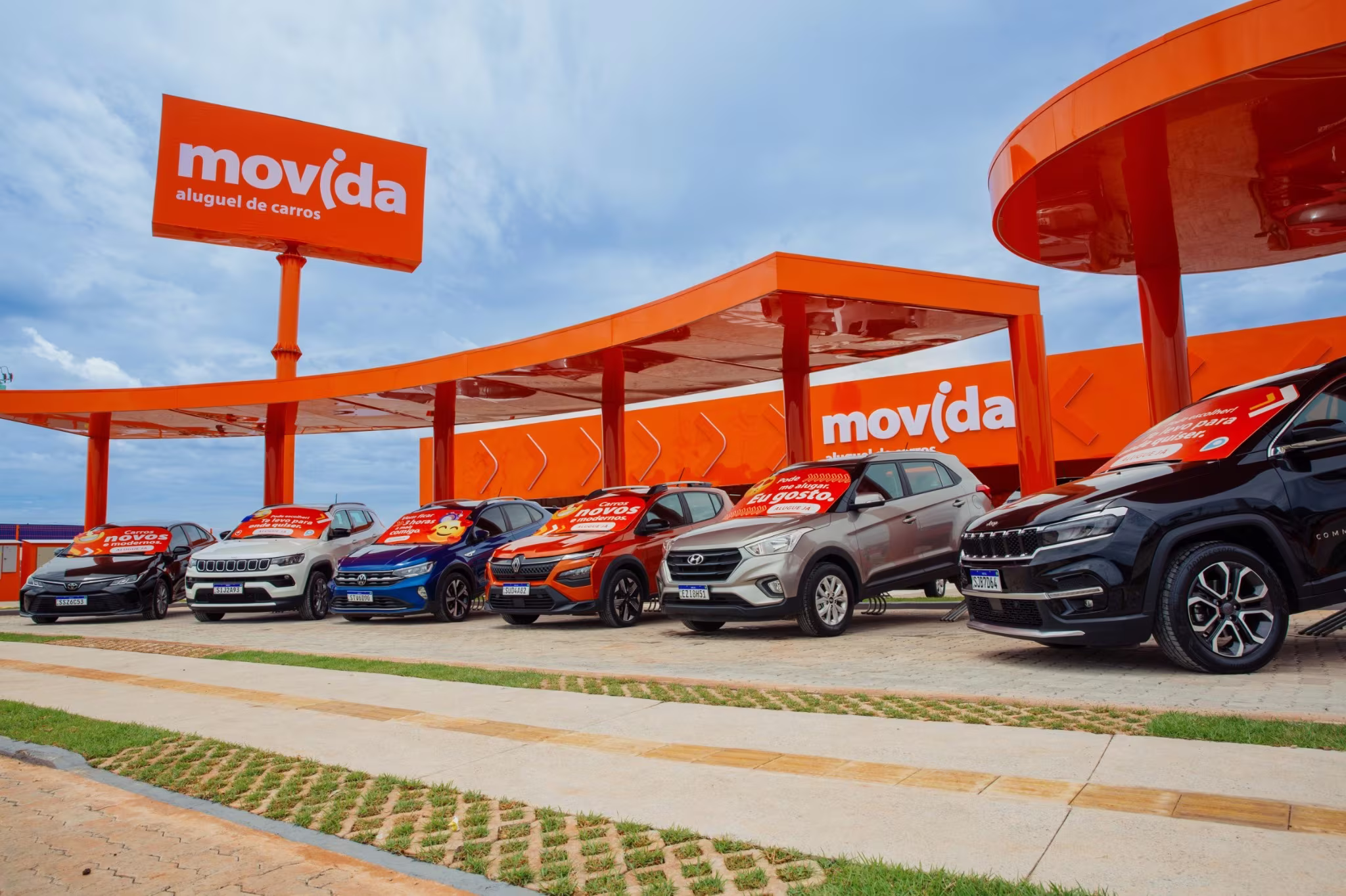 Fachada da Movida em matéria sobre oportunidades no setor automotivo