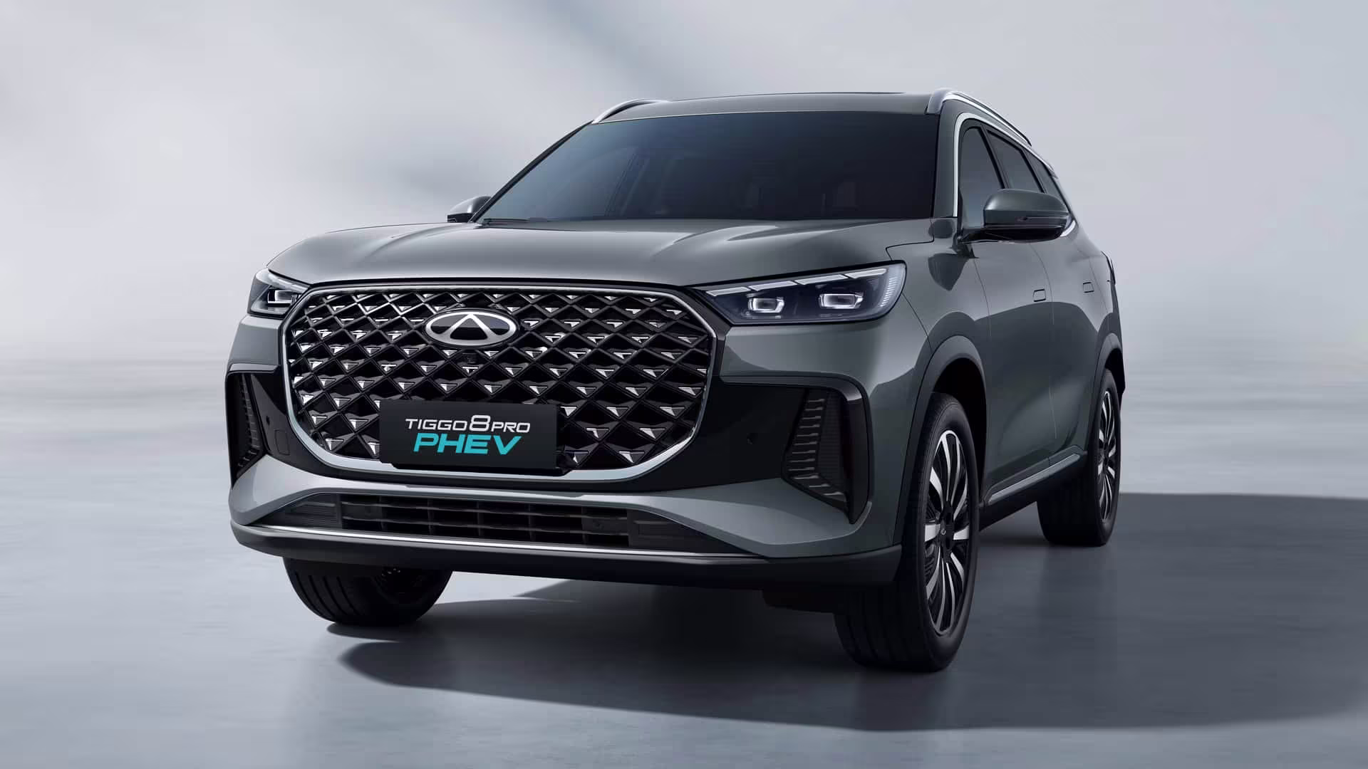 CAOA Chery Tiggo 8 Pro PHEV - Frente (Cinza)
